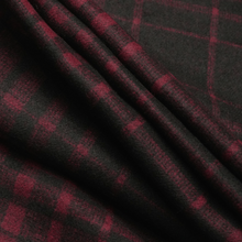 Eșarfă elegantă - Infinity - Roșu cu negru