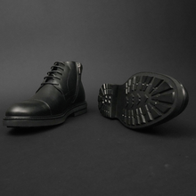 Ghete piele naturală - Voievod - Negru