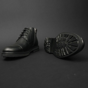 Ghete piele naturală - Voievod - Negru