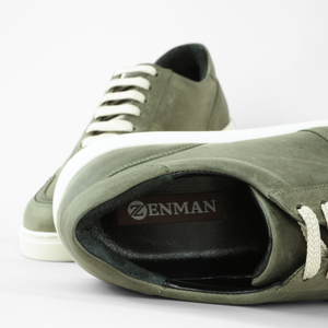 Pantofi bărbătești din piele - Urban FLEX - Verde Olive