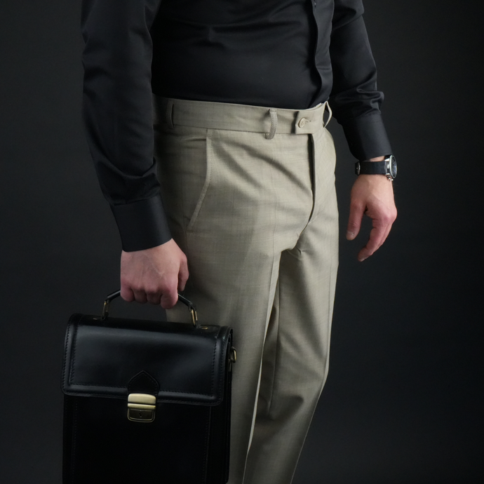 Pantaloni eleganți Confex - Bej deschis