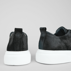 Pantofi bărbătești din piele - Explorer - ULTRA Wax - Negru