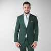 Costum bărbătesc - Sartoria - Bellagio STRIPE - Verde Smarald