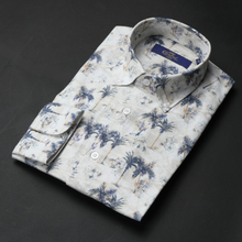 Cămașă Confex din in - BRACCIANO - Model floral - M4
