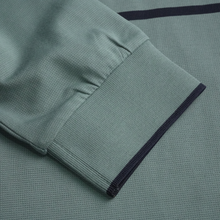 Tricou cu mânecă lungă pentru bărbați - Ares - Urban STRIPE - Verde pal cu alb