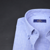 Cămașă Confex din in - Premium DeLuxe - Bleu