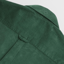 Cămașă din raiat fin - ZENMAN RoyalTOUCH™ - Corduroy EDITION - Verde Smarald