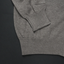 Pulover bărbătesc Premium Zip-UP - Bej închis