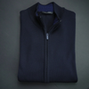 Pulover bărbătesc Premium Zip-UP - Bleumarin închis