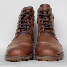 Ghete piele naturală - Vintage Army - Maro Vintage