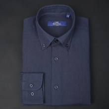 Cămașă Confex din in - Premium DeLuxe - Bleumarin