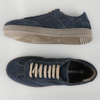 Pantofi bărbătești din piele - Baxter - Bleumarin Velur