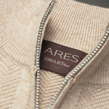 Pulover pentru bărbați - Imperial - Bej-SlimFIT