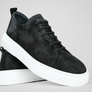 Pantofi bărbătești din piele - Explorer - ULTRA Wax - Negru