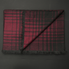 Eșarfă elegantă - Infinity - Roșu cu negru