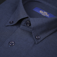 Cămașă Confex din in - Premium DeLuxe - Bleumarin