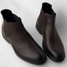 Ghete piele naturală - Burton - Maro