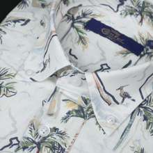 Cămașă Confex din in - BRACCIANO - Model floral - M3