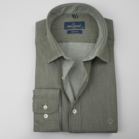 Cămașă Porto Luciano - IMPERIAL DENIM - Kaki