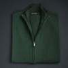 Pulover bărbătesc Premium Zip-UP - Verde crud