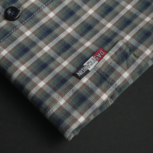 Cămașă pentru bărbați - Brescia - Verde cu bleumarin și cărămiziu