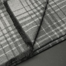 Eșarfă elegantă - Infinity - Gri deschis cu gri închis