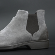 Ghete piele naturală - Burton - Gri Velur