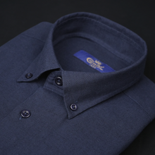 Cămașă Confex din in - Premium DeLuxe - Bleumarin