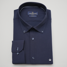 Cămașă Porto Lucciano - AMALFI AirTexture™ - Bleumarin Midnight