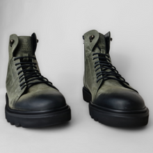 Ghete piele naturală - Vanguard - Verde