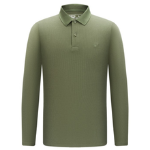 Tricou cu mânecă lungă pentru bărbați - Ares - Urban POLO - Kaki