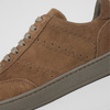 Pantofi bărbătești din piele - Baxter - Maro Cognac Velur