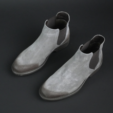 Ghete piele naturală - Burton - Gri Velur