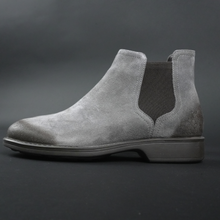 Ghete piele naturală - Burton - Gri Velur