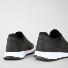 Pantofi bărbătești din piele - ASTRO - Wax EFFECT - Negru