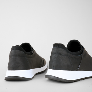 Pantofi bărbătești din piele - ASTRO - Wax EFFECT - Negru