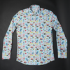 Cămașă Score - Super-Slim - Forme abstracte - Multicolor - M5