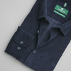 Cămașă din raiat fin - ZENMAN RoyalTOUCH™ - Corduroy EDITION - Bleumarin Imperial