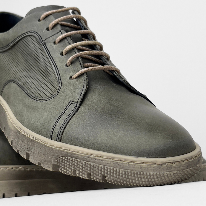Pantofi bărbătești din piele - GripSPORT - Verde Olive