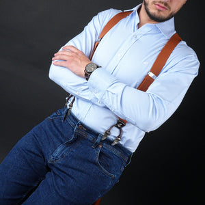 Blugi pentru bărbați - Ares - MotionFLEX – Bleumarin Elegant