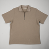 Tricou pentru bărbați - ANTIOCH - Riviera KNIT - Taupe