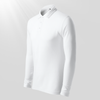 Tricou Polo mânecă lungă pentru bărbați - MALFINI - Alb