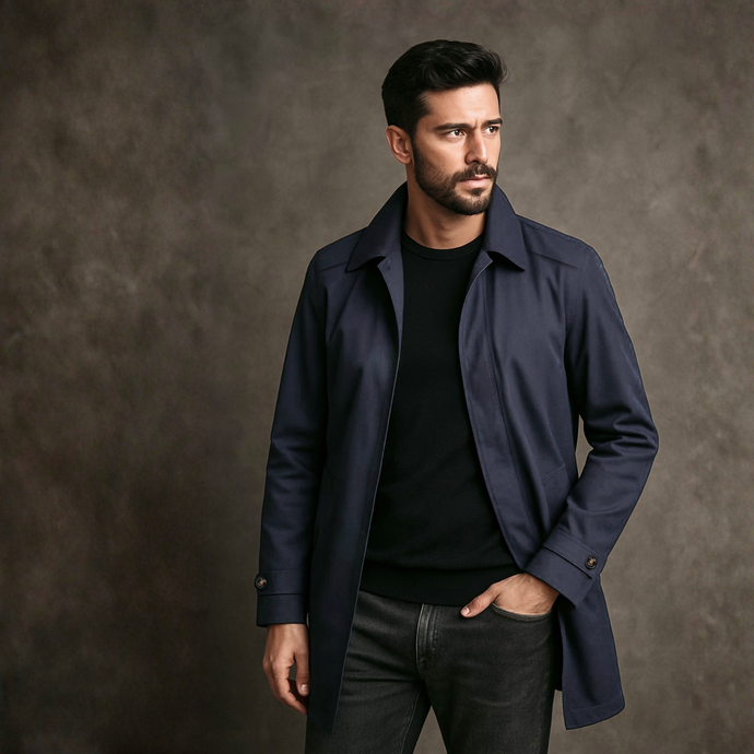 Jachetă pentru bărbați - Rain Couture - Bleumarin