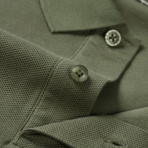 Tricou cu mânecă lungă pentru bărbați - Ares - Urban POLO - Kaki