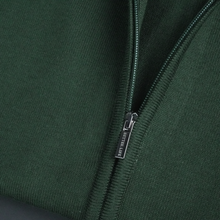 Pulover bărbătesc Premium Zip-UP - Verde crud