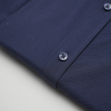 Cămașă Porto Lucciano - AMALFI AirTexture™ - Bleumarin Midnight