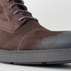 Ghete vintage din piele naturală - Gary - Maro Velur - WAX Effect