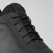 Pantofi bărbătești din piele - ASTRO - Wax EFFECT - Negru