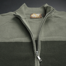 Pulover cu fermoar Ares - ATLAS - Nuanțe de kaki