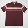Tricou Polo pentru bărbați - ARES - CAPRI - Vișiniu cu roz pudră